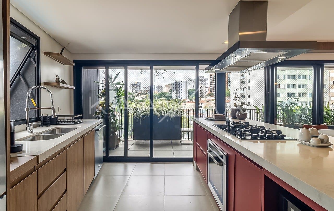 Apartamento iluminado, com uma reforma surpreendente e uma ótima vista, na Vila Madalena. - Foto 9